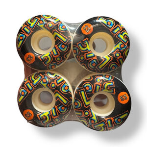 Blind Skateboard Wheels 53mm Black Orange